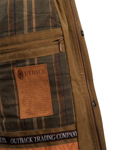 Outback Trading Men's Gidley Jacket - Field Tan