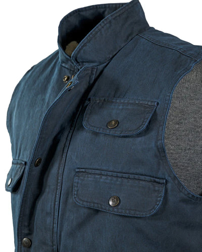 Outback Trading Men's Cobar Vest - Navy
