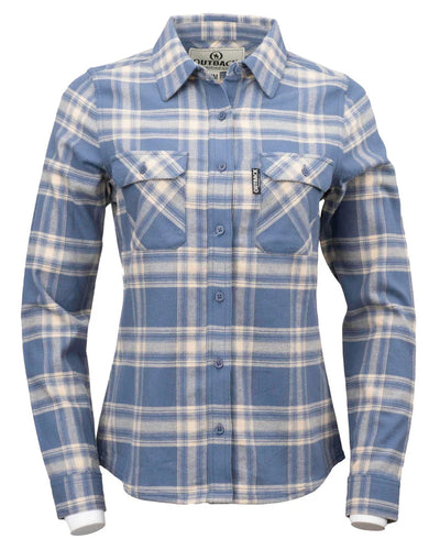 Outback Trading Women's Cotton Plaid Outback Shirt