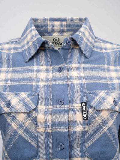 Outback Trading Women's Cotton Plaid Outback Shirt