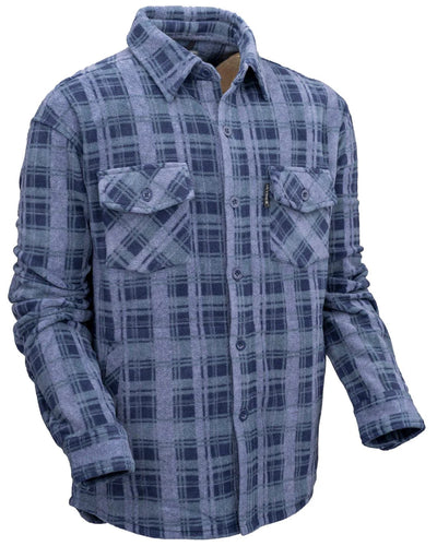 Outback Trading Men's Chad Button Down Fleece Big Shirt