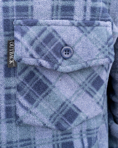 Outback Trading Men's Chad Button Down Fleece Big Shirt