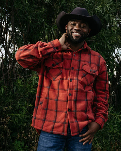 Outback Trading Men's Chad Button Down Fleece Big Shirt