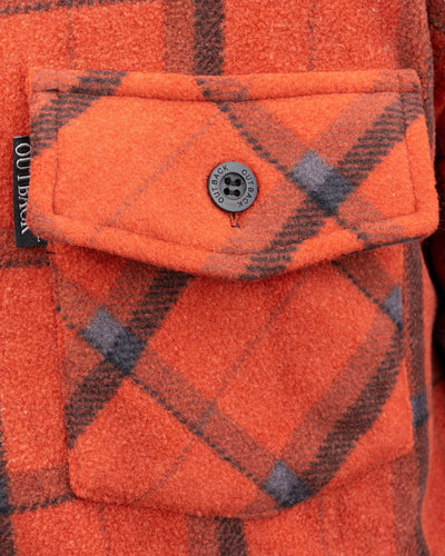 Outback Trading Men's Chad Button Down Fleece Big Shirt