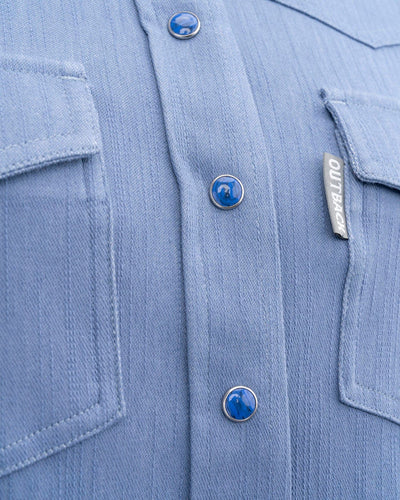 Outback Trading Women's Kat Top - Sky Blue