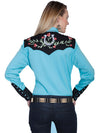 Scully Women's Horseshoe & Rose Embroidered Shirt