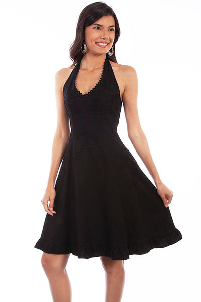 Scully Women's Black Halter Dress