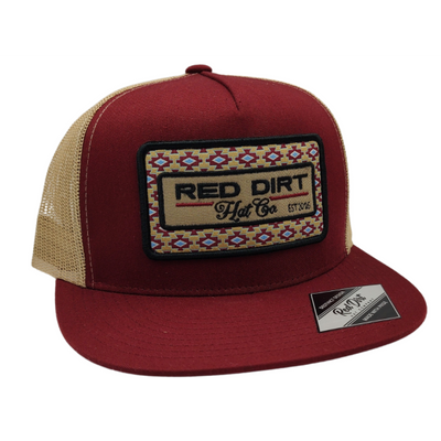 Red Dirt Hat "Saddle Up" Burgundy Hat