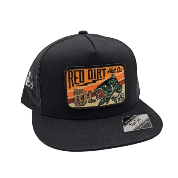 Red Dirt Hat Co "Wallhanger" Black Hat