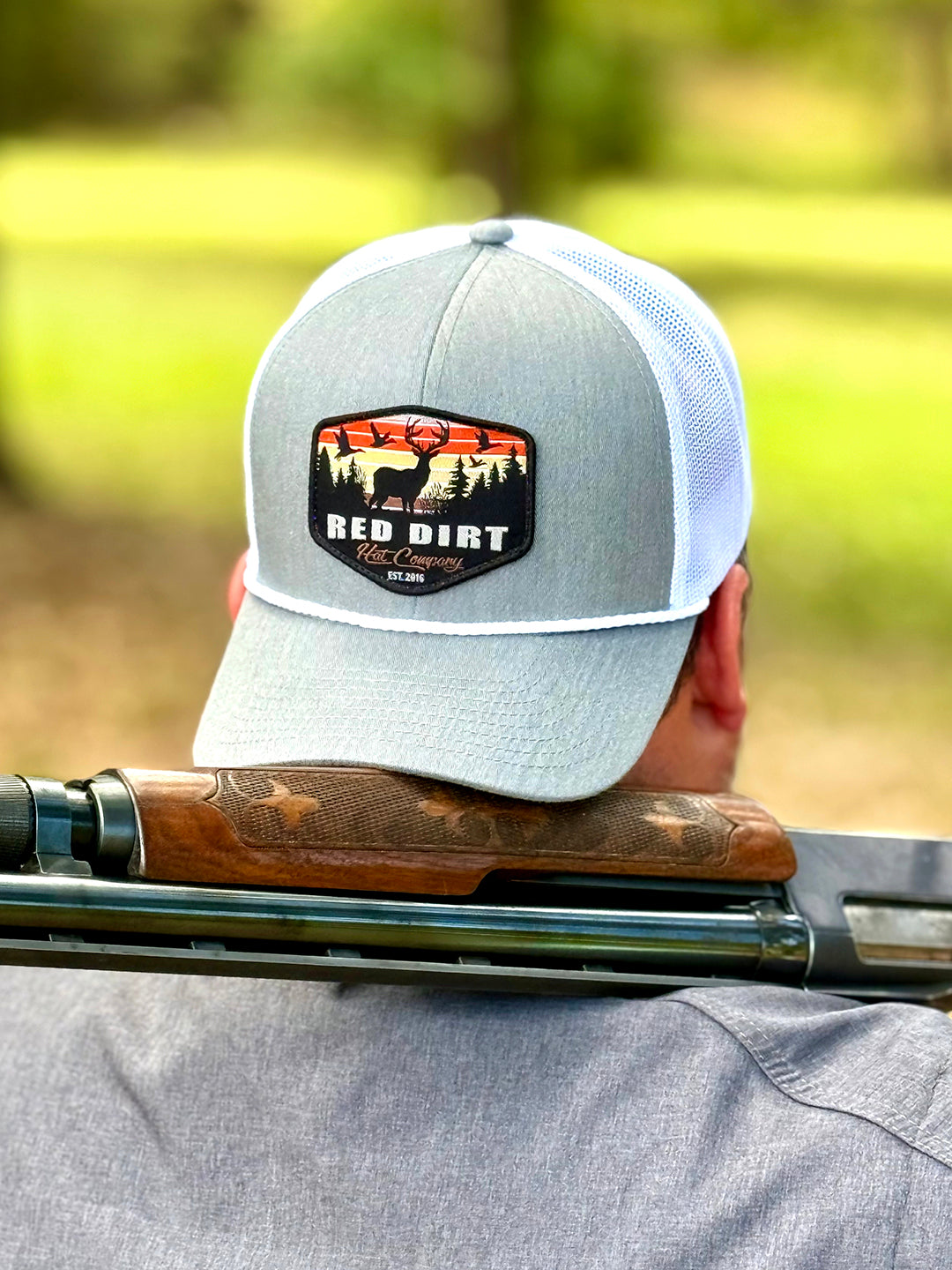 Red Dirt Hat "Open Season" Heather Grey Hat