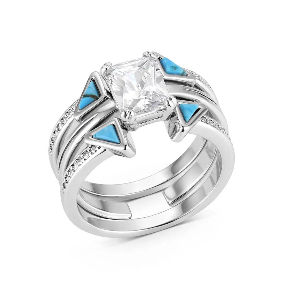 Montana Silversmith Skyline Stack Ring Set
