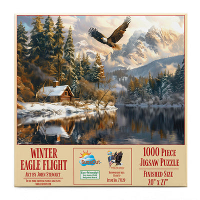 Winter Eagle Flight Puzzle