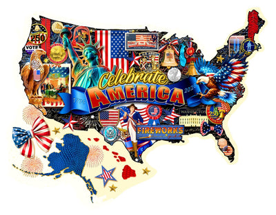 Celebrate America 250 Shape Puzzle