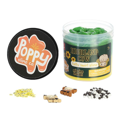 Aurora Toys - Poppy Slime Co - Highland Cow Slime