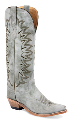 Old West Women's Fancy Stitch Snip Toe Boot