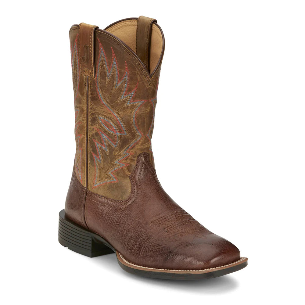 Justin Men's Conroe 11" Wide Square Toe Western Boot