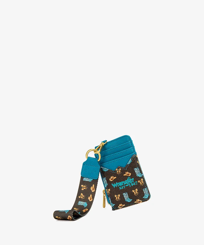 Montana West Wrangler Rodeo Icons Western Wristlet Cardholder