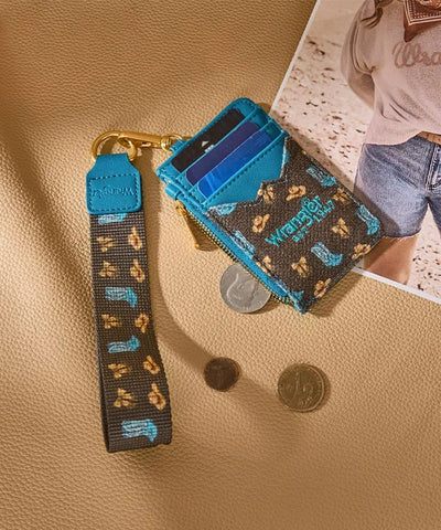 Montana West Wrangler Rodeo Icons Western Wristlet Cardholder