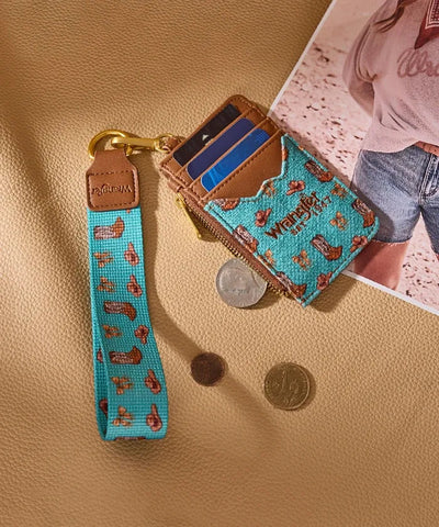 Montana West Wrangler Rodeo Icons Western Wristlet Cardholder
