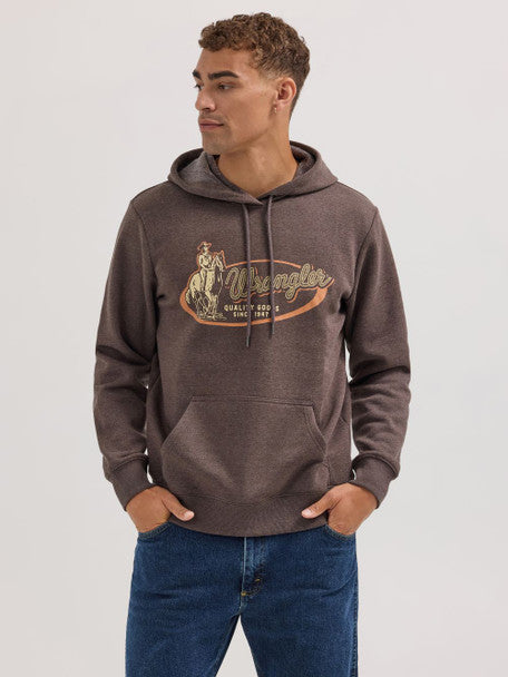 Wrangler Men's Graphic Hooded Sweatshirt