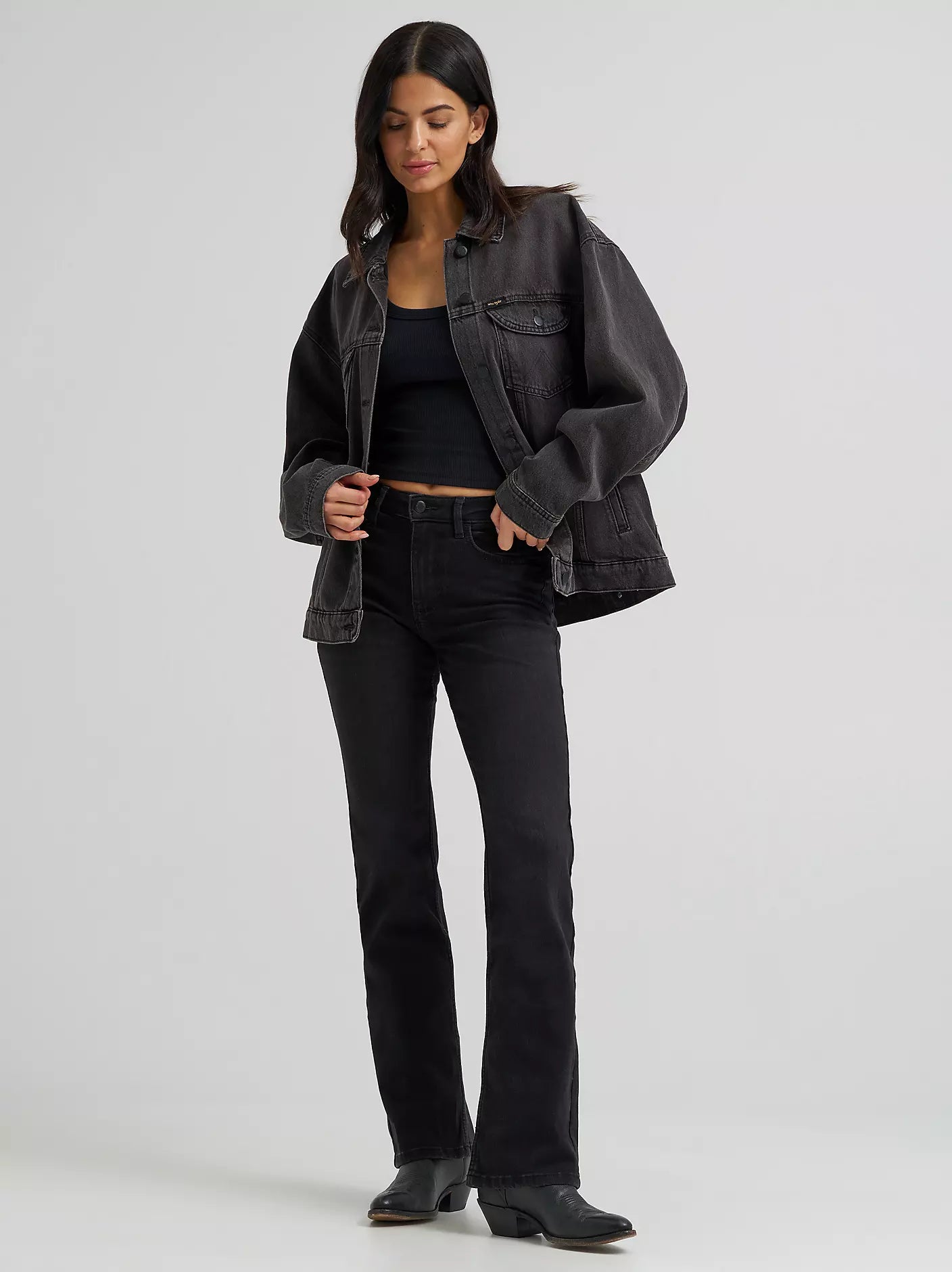 Wrangler Women's High Rise Bold Boot Jean