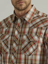 Wrangler Men's Fashion Western Snap Plaid Shirt