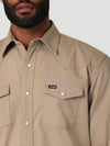 Wrangler Men's Flanned Lined Work Shirt