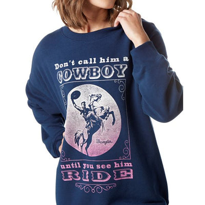 Wrangler Women's Cowboy Ride Fleece Swaetshirt