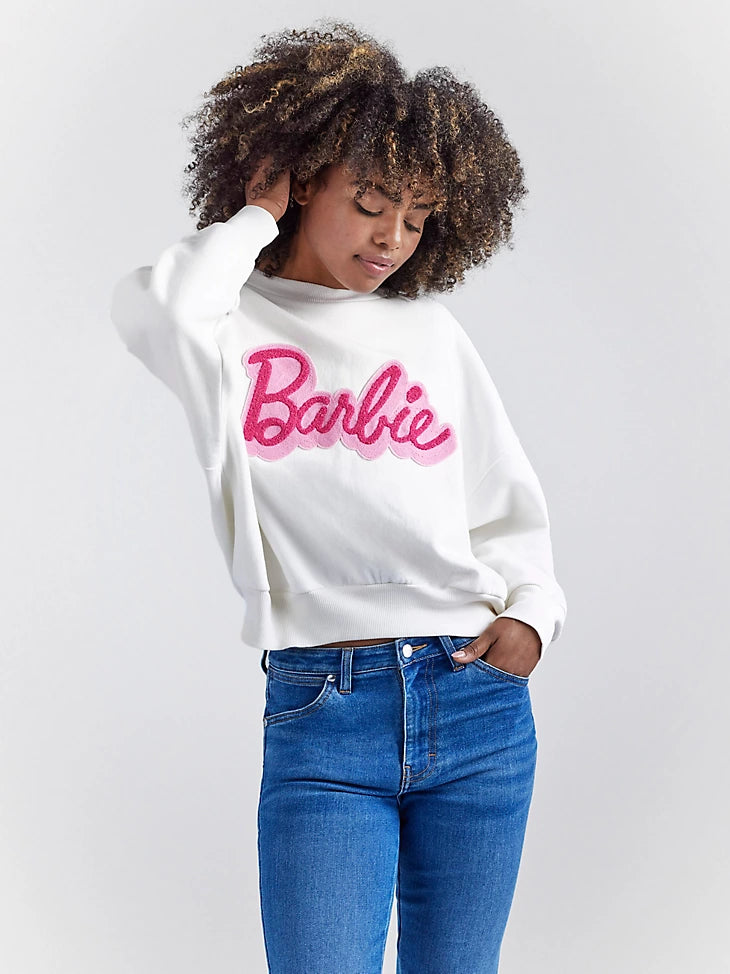 Wrangler Women s Barbie Relaxed Logo Sweatshirt Centerville