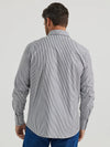 Wrangler Men's Wrinkle Resist Stripe Shirt
