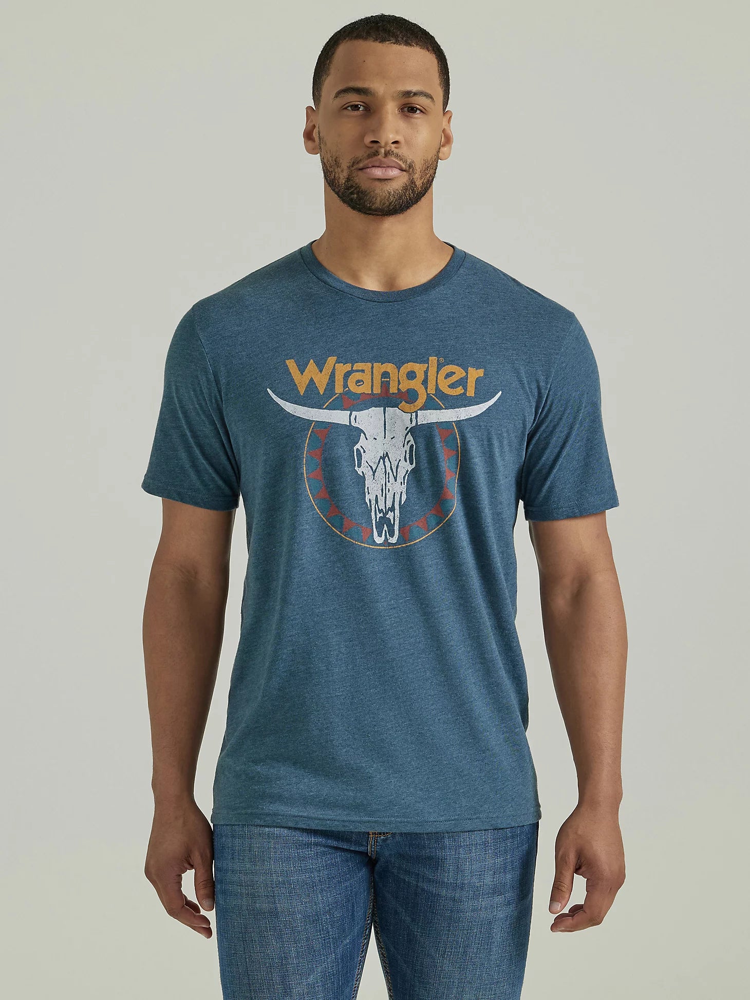 Wrangler Men's Steerhead Logo T-Shirt