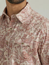 Wrangler Men's Retro Paisley Print Shirt