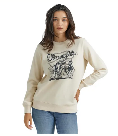 Wrangler Women's "Wrangler Steer" Crew Sweatshirt