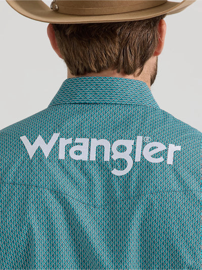 Wrangler Men's Logo Western Shirt