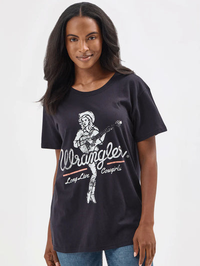 Wrangler Women's Long Live Cowgirls Tee