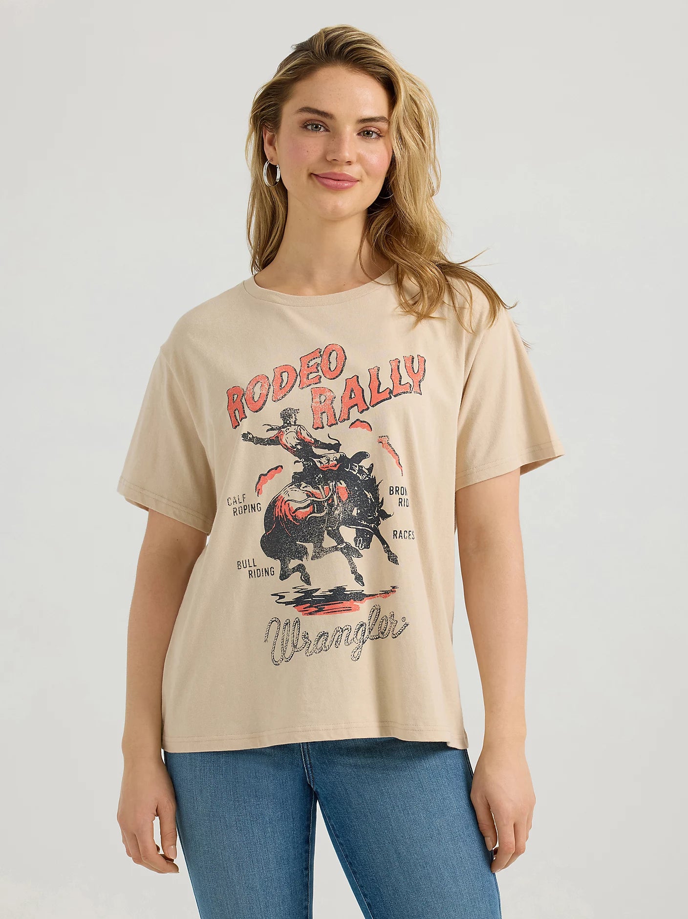 Wrangler Women's Western Graphiv Girlfriend Tee