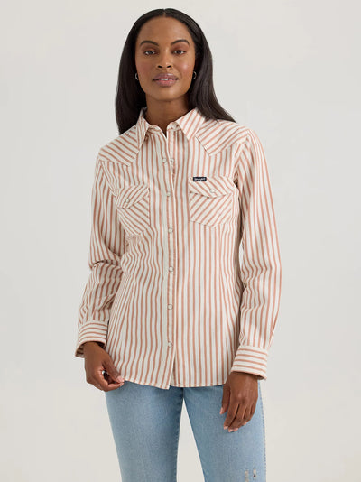 Wrangler Women's Horse Yoke Western Shirt