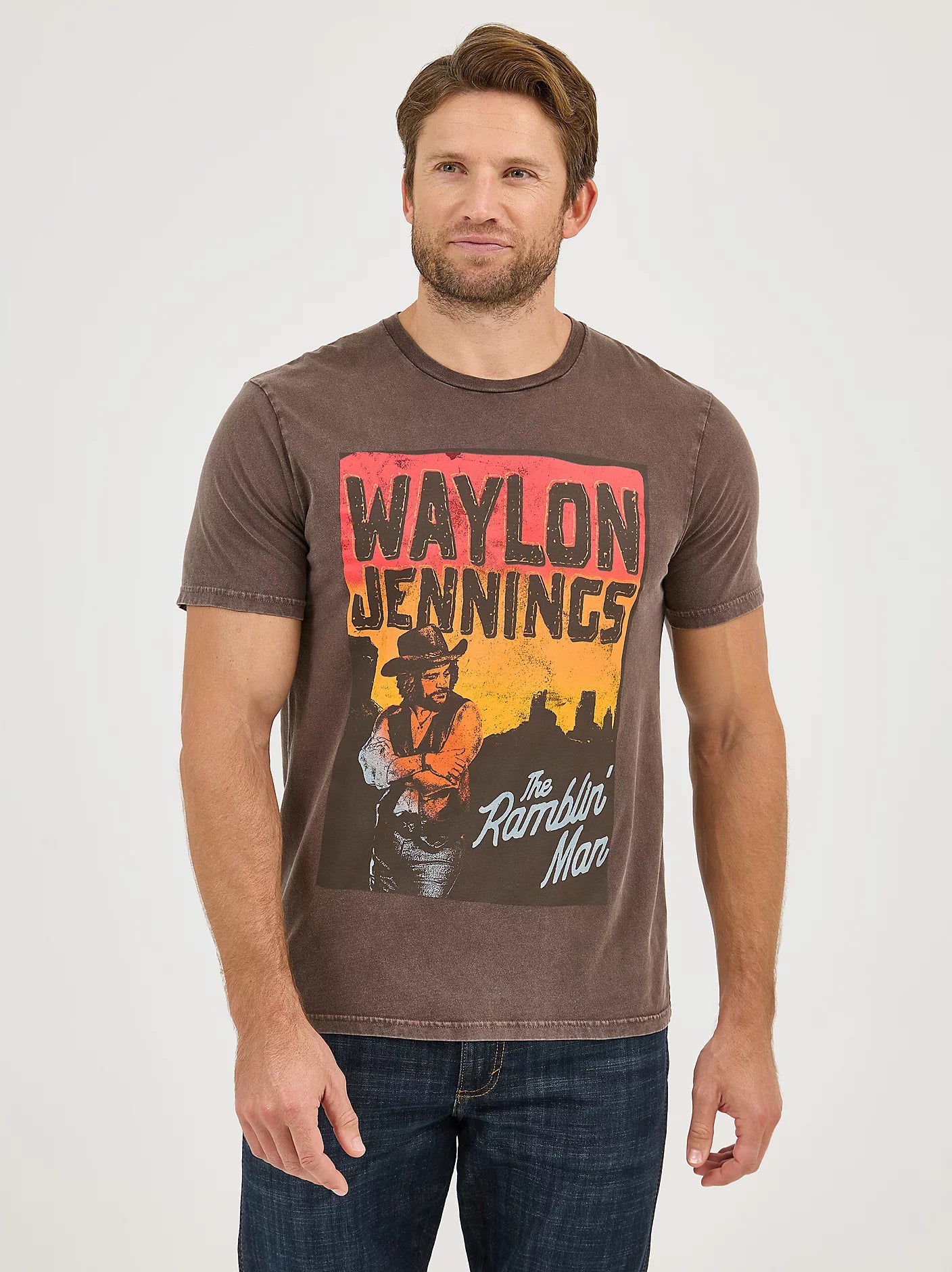 Wrangler Men's Waylon Jennings Concert T-Shirt