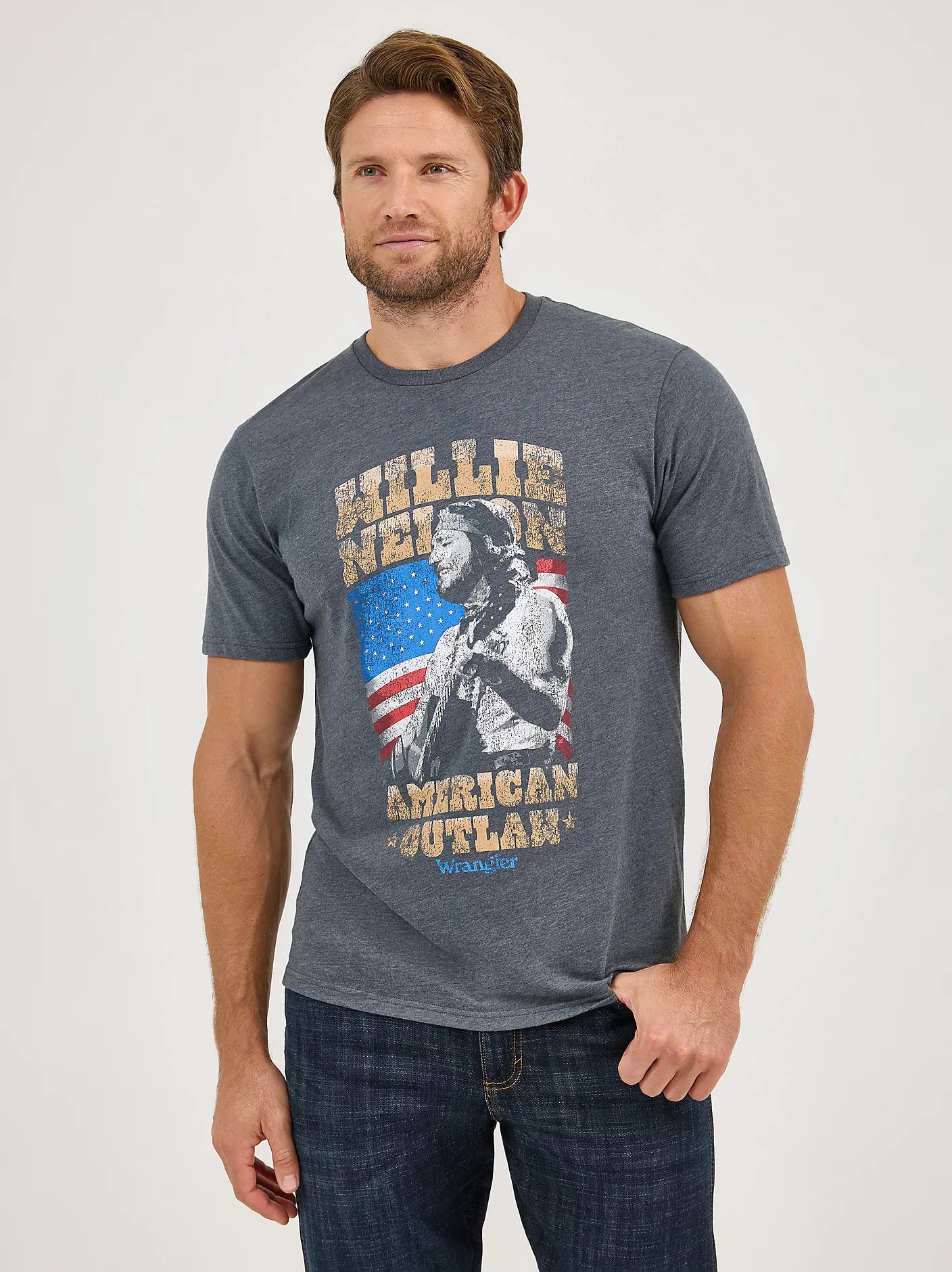 Wrangler Men's WIll Nelson Concert T-Shirt