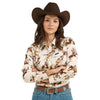 Wrangler Women's Retro Print Western Shirt