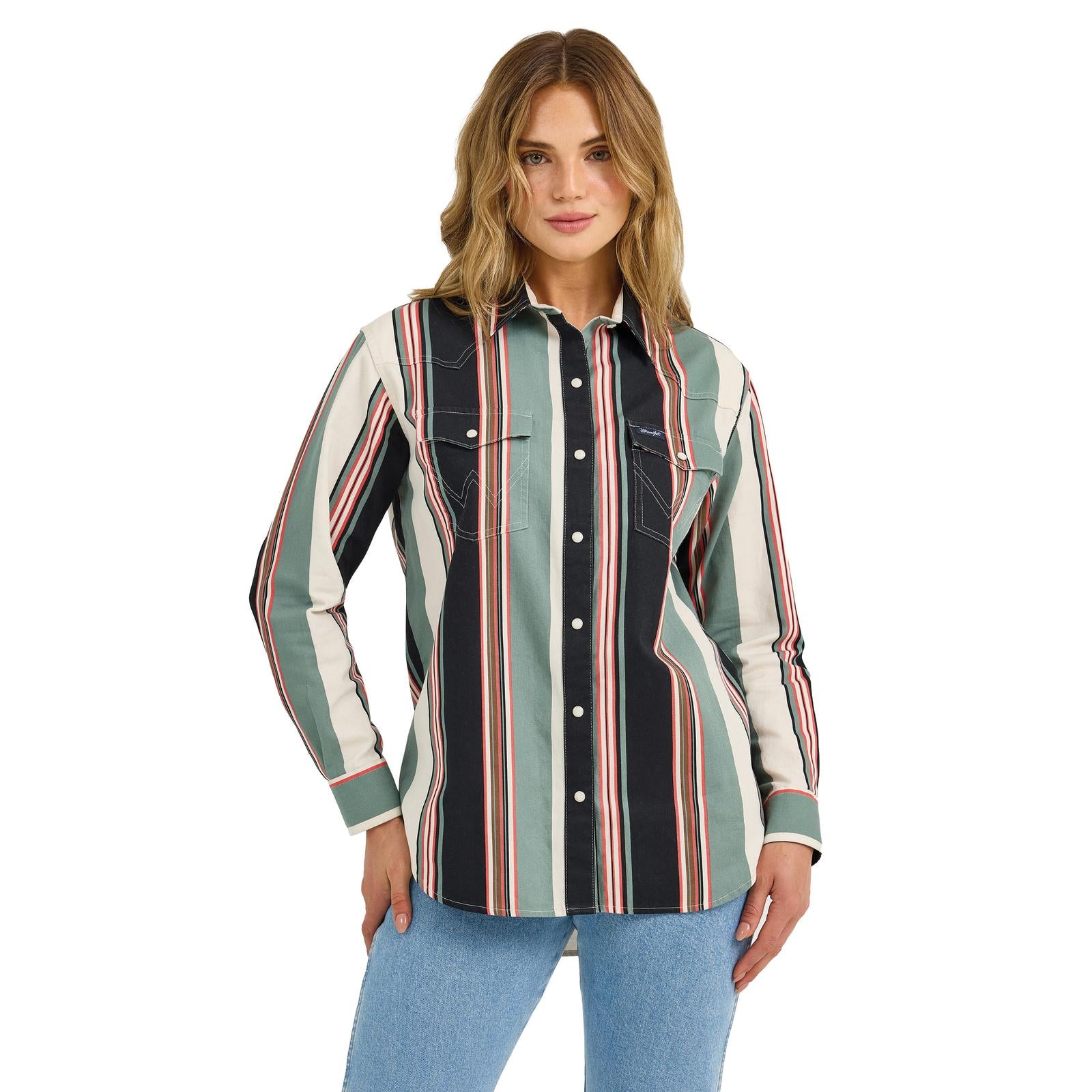 Wrangler Women's Retro Punchy Brushpopper Shirt