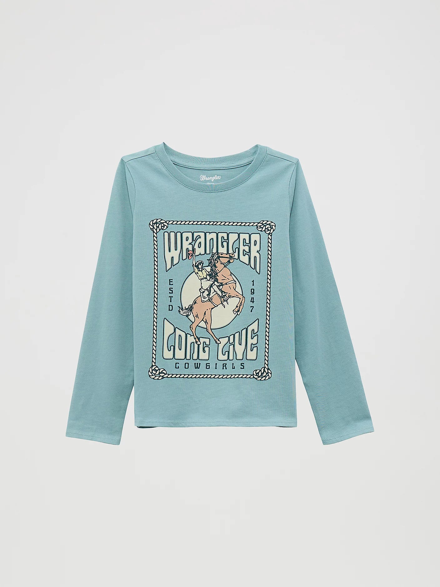 Wrangler Girl's Long Live Cowgirls Graphic Tee