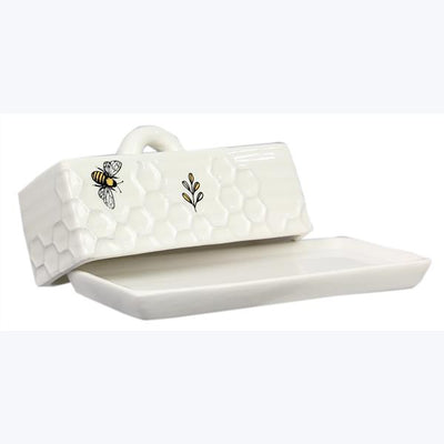 Young's Honey Bee Ceramic Butter Dish