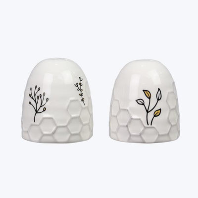 Young's Honey Bee Ceramic Salt & Pepper Set