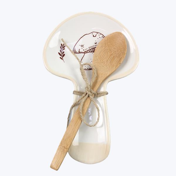 Ceramic Mushroom Shaped Spoon Rest