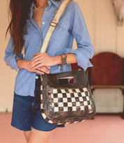 Bed Stu "Orchid" Black Lux Nectar Lux Handbag