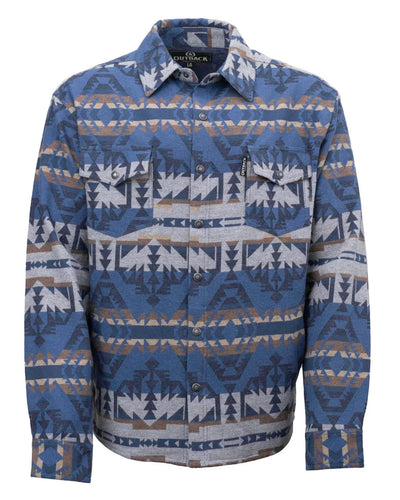 Outback Trading Men's Benson Shirt Jacket - Blue