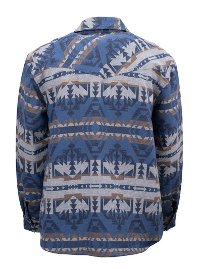 Outback Trading Men's Benson Shirt Jacket - Blue