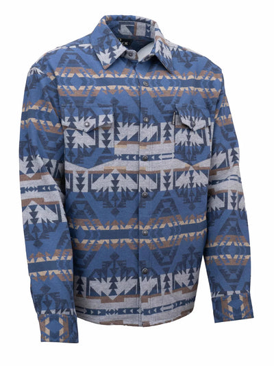 Outback Trading Men's Benson Shirt Jacket - Blue