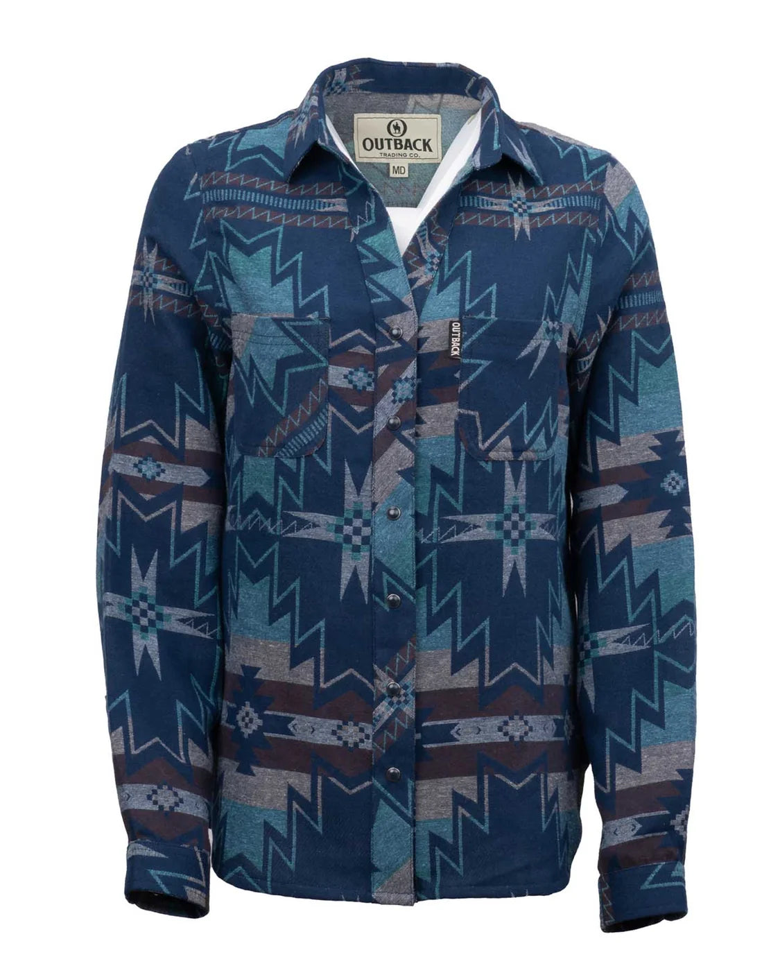 Outback Trading Women's Brianna Shirt - Turquoise
